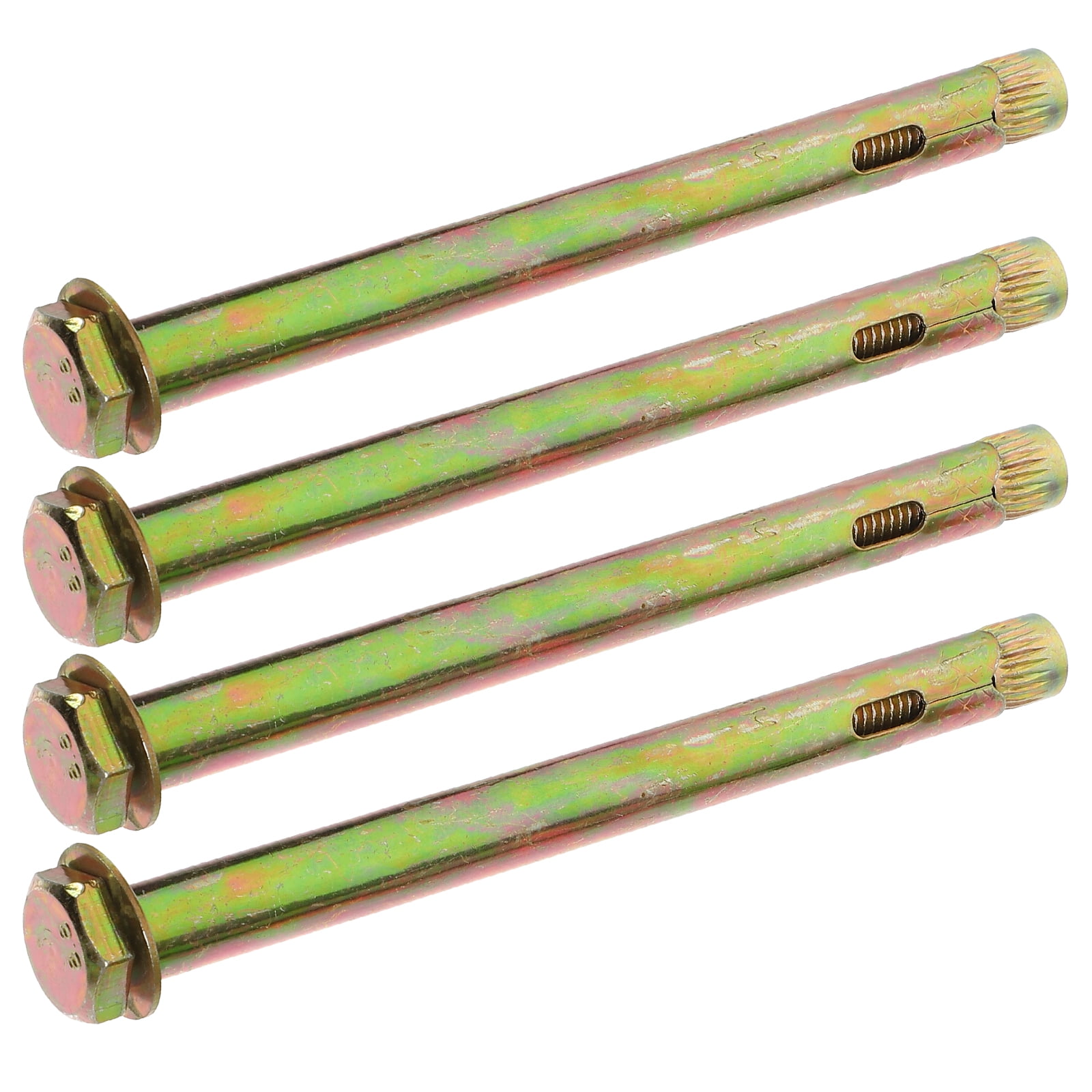 4 Pcs Bolts Concrete Anchors Concrete Knurled Anchors Knurled Drop in