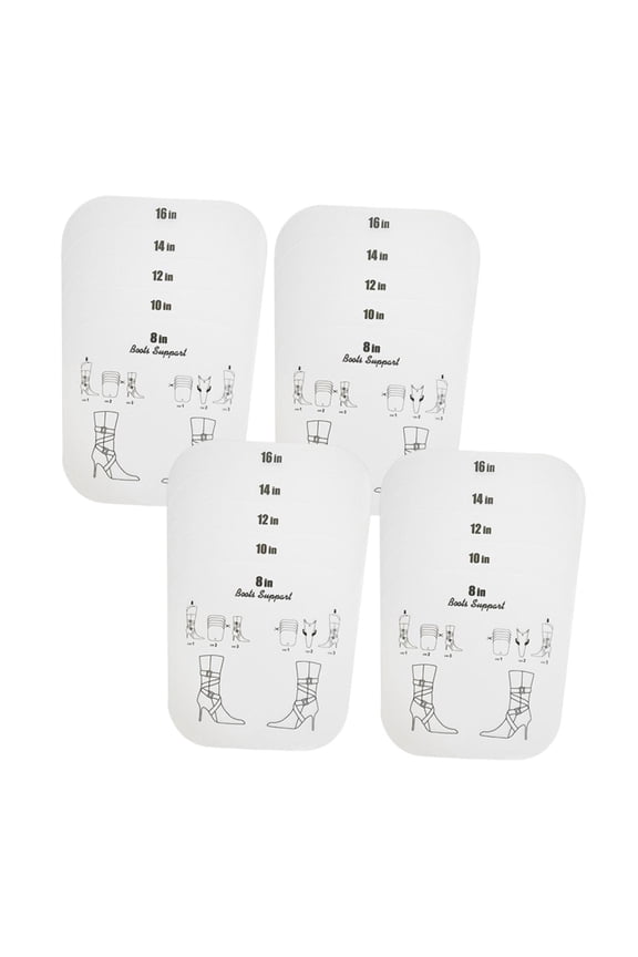 4 Pcs Boot Shaper Shape Inserts Organizer Adjustable Length PP Material for Men Women Closet Storage