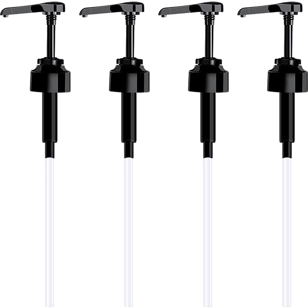 4 Pcs Bottles Container Pumps Plastic for Liquids Shampoo Head Honey