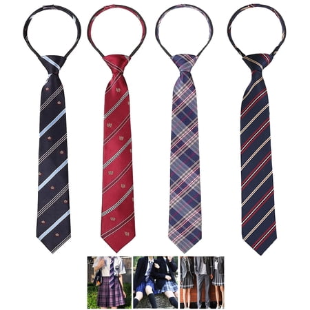 Asunby 4 Pcs Pre-Tied Adjustable Kids Neckties for Boys, Solid Pattern, Ages 4-12, Assorted Colors, for Formal Wedding Graduation School Uniforms price history and forecast - Asunby Asunby