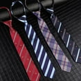 thumbnail image 1 of 4 Pcs Boy's Necktie Pre Tied Neck Strap Tie Adjustable Kids Ties for Formal Wedding Graduation School Uniforms, assorted colors, 1 of 6