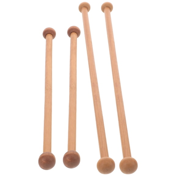 Set of 4 Wooden Tapestry Rods for Hanging Wall Tapestries with Unique Design and Construction