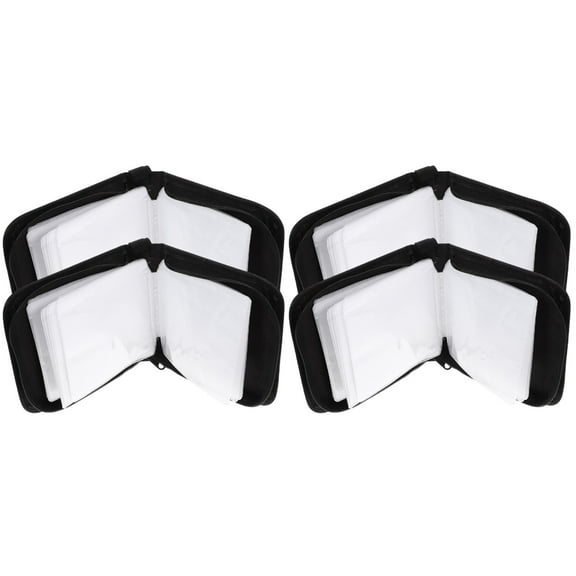 4 Pcs CD Wallet CD Case Portable DVD Hard Storage Case Holder CD Organizer Container
