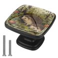 thumbnail image 1 of 4 Pcs Cabinet Handle Drawer Pulls Hedgehog Knobs with Screws Square Furniture Office Cabinet Knob Decoration, 1 of 7