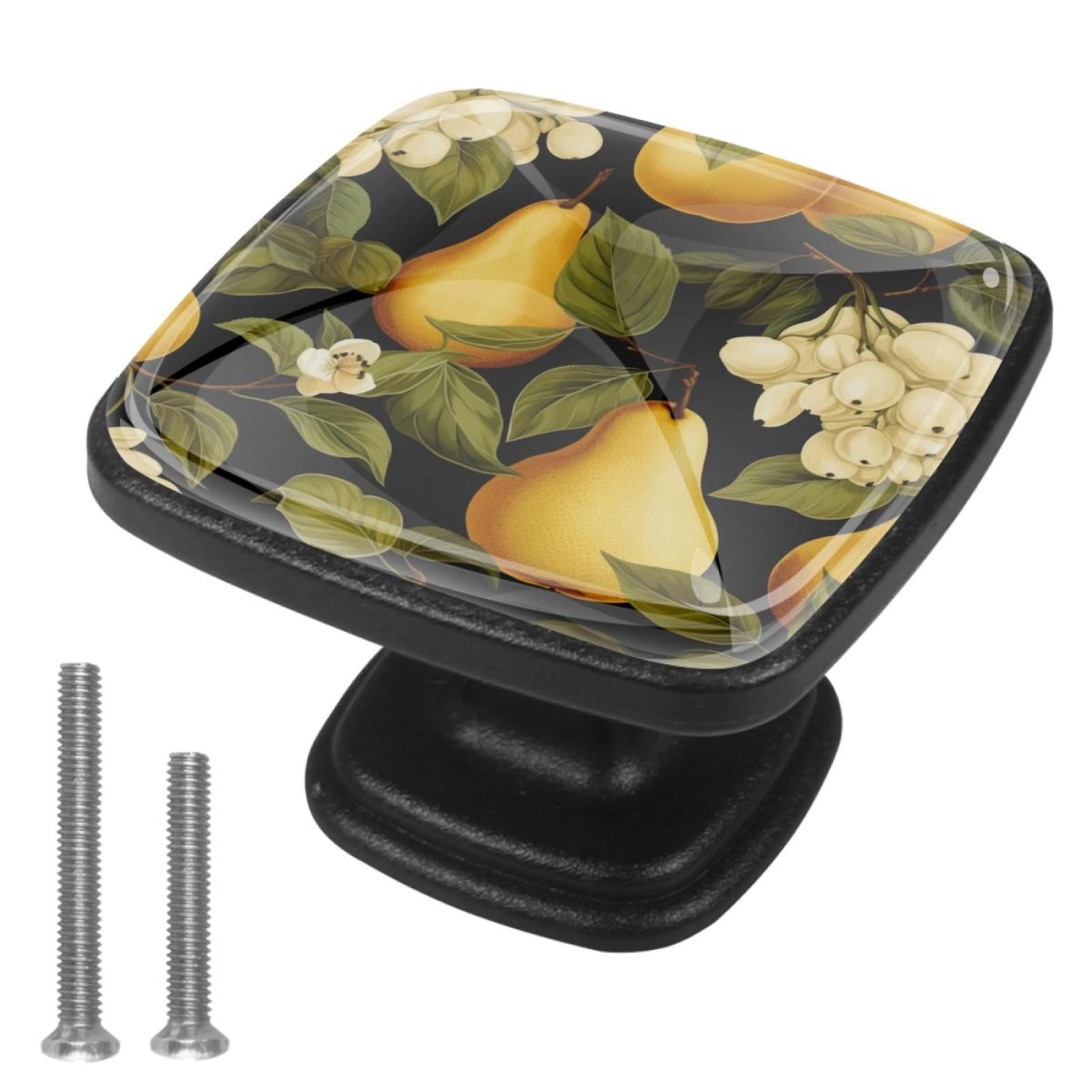 Photo inspiration: Picture Idea: 4 Pcs Cabinet Handle Drawer Pulls Pear Knobs With Screws