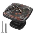 thumbnail image 1 of 4 Pcs Cabinet Handle Drawer Pulls Raccoon Knobs with Screws Square Furniture Office Cabinet Knob Decoration, 1 of 7