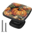 thumbnail image 1 of 4 Pcs Cabinet Handle Drawer Pulls Thanksgiving Pumpkin Knobs with Screws Square Furniture Office Cabinet Knob Decoration, 1 of 7