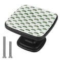 thumbnail image 1 of 4 Pcs Cabinet Handle Drawer Pulls Traditional Green Knobs with Screws Square Furniture Office Cabinet Knob Decoration, 1 of 7
