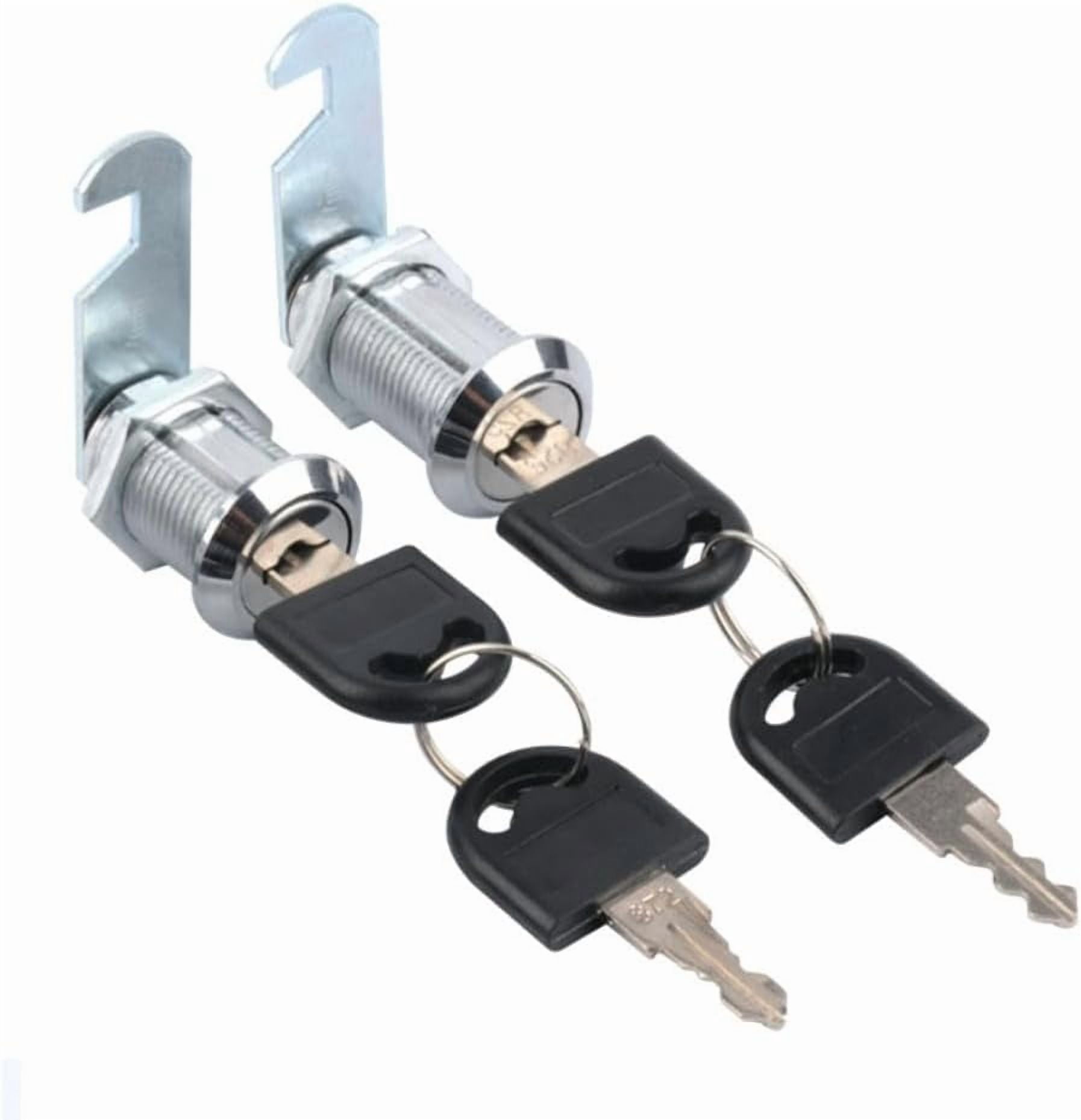 4 Pcs Cabinet Lock,Metal Cylinder Cabinet Locker Lock,Cabinet Cam Lock ...