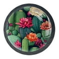 thumbnail image 1 of 4 Pcs Cactus Knobs for Kitchen Cabinet Cupboard Dresser Bookcase Drawer Pulls Handles Round Home Decor, 1 of 8