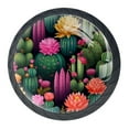 thumbnail image 1 of 4 Pcs Cactus Knobs for Kitchen Cabinet Cupboard Dresser Bookcase Drawer Pulls Handles Round Home Decor, 1 of 8