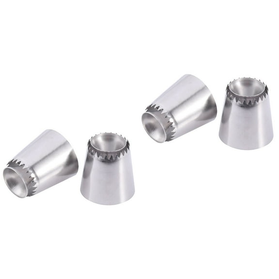 4 Pcs Cake Decorations Flower Mouth Piping Tip Cupcake Decorating