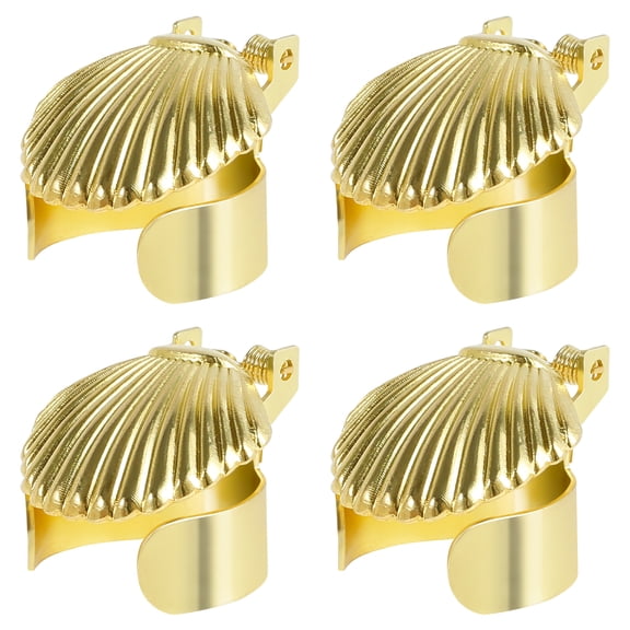 4 Pcs Candle Snuffer Shell Shape Candle Snuffer Automatic Candle Extinguisher Vintage Clip On Candle Extinguisher Metal Candle Wick Stopper for Candle Lovers