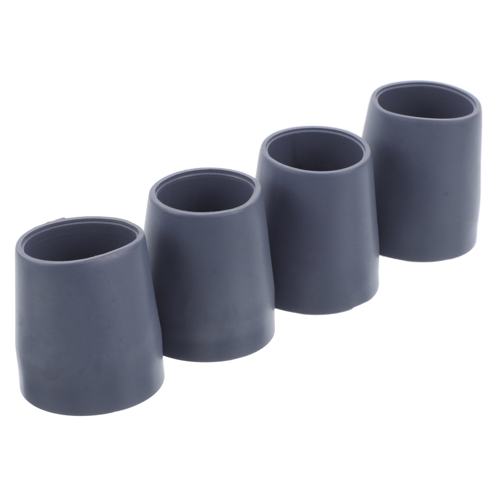 4 Pcs Cane Rubber Tips Replacement Shower Chair Accessories Elder Grey