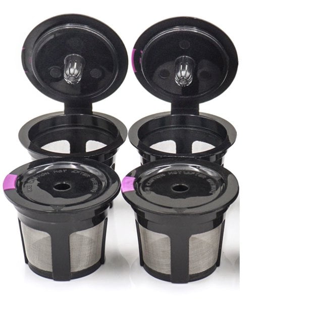 4 Pcs Capsule K Cup Adapter and Reusable Filter KCup Coffee Makers