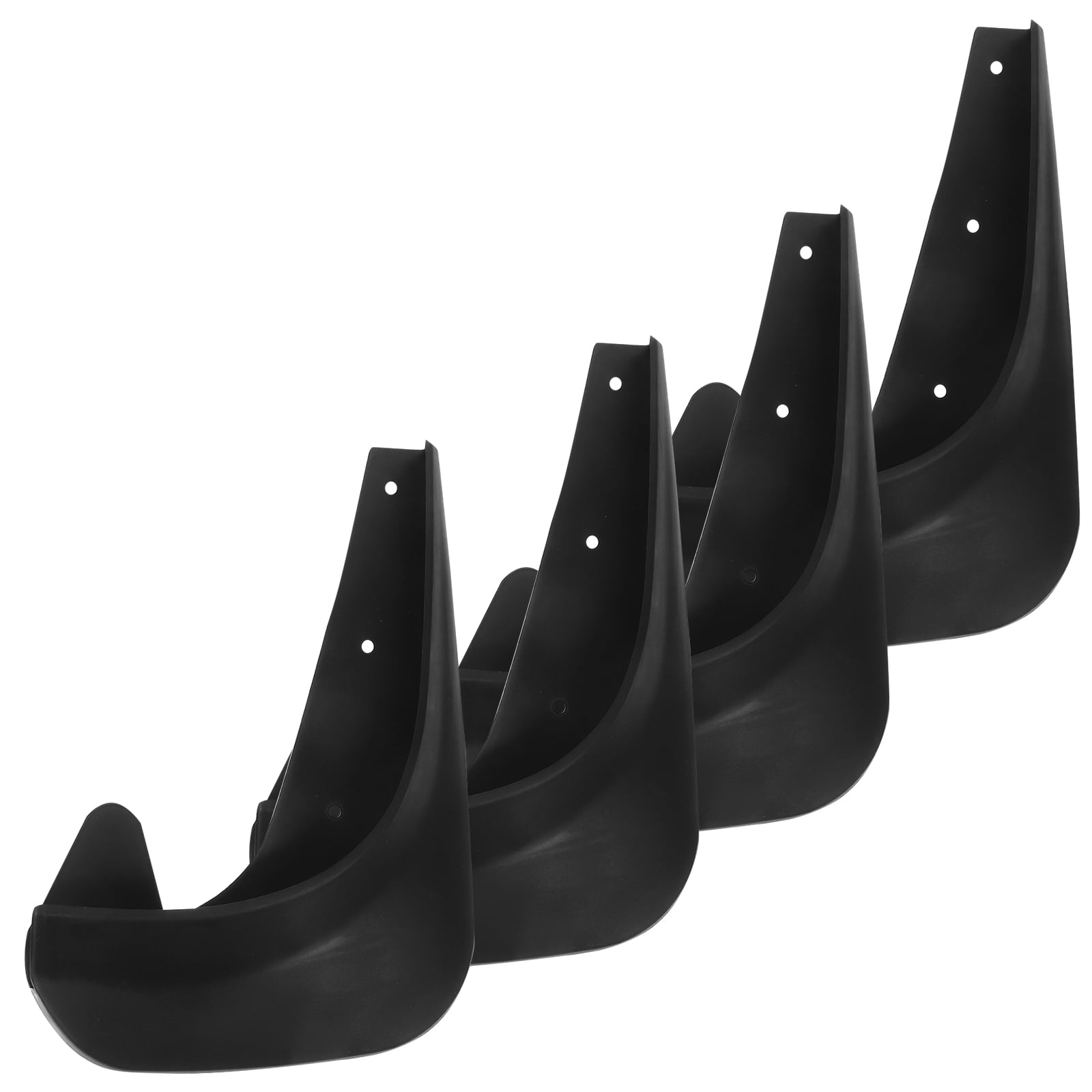 4 Pcs Car Accessories Tire Splash Guards Mud Flaps for Car Side Skirts