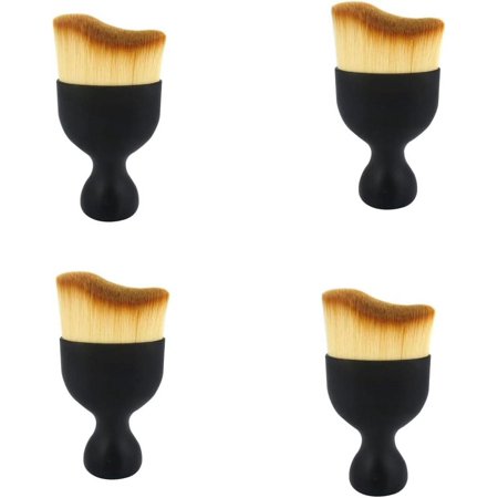 4 Pcs Car Detailing Brush,Car Interior Cleaning Air Conditioner Outlet Brush,Soft Car Interior Cleaning Brush,Dashboard Air Outlet Gap Dust Removal Brush