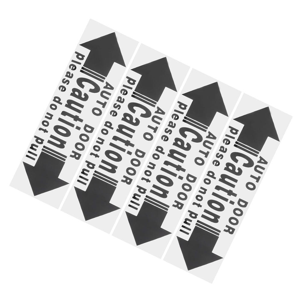 4 Pcs Car Door Opening Indicator Door Sliding Sign Self Adhesive Vinyl