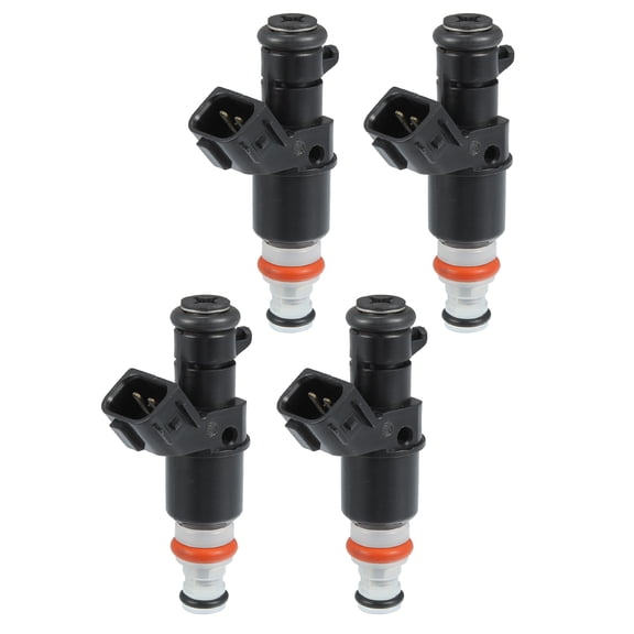 4 Pcs Car Fuel Injector Nozzle Replacement Fit for Honda Civic Si 2.0L HATCHBACK 2002-2005 Black