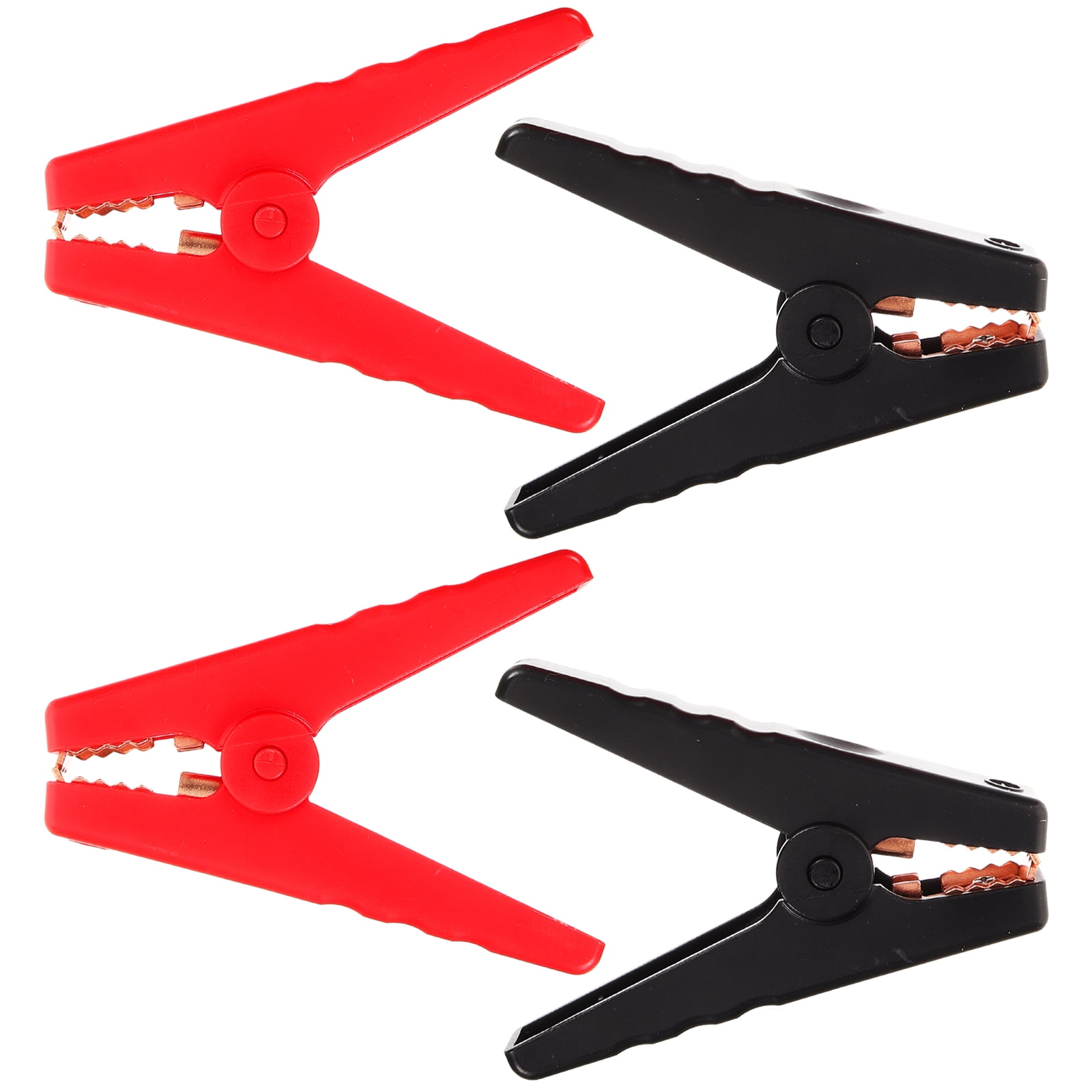 4 Pcs Car Lighter Clip Alligator Clips Batteries Part Boost Clamp Jump