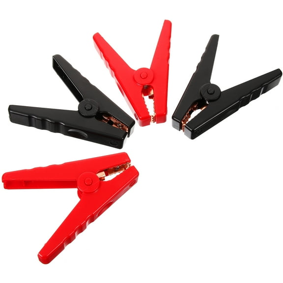 4 Pcs Car Lighter Clip Jumper Cable Clamps Battery Charger Cables Boost The Cars Entrained Automobile Accessories