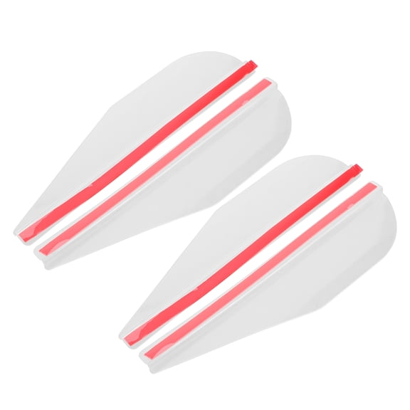 4 Pcs Anti-bumping Rubbing Thickened Anti-collision Strip Car Rain Eyebrow