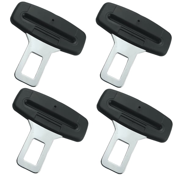 Riverwind 4 Pack Universal Fit Car Seat Belt Buckle Clips, Easy to Access (7/8" Tongue Width)
