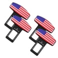 thumbnail image 1 of Riverwind 4 Pack Universal Fit Car Seat Belt Buckle Clips, Easy to Install (7/8" Tongue Width), 1 of 6