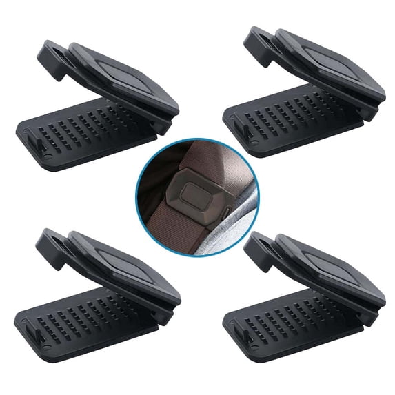 4 Pcs Car Seatbelt Adjuster, Seat Belt Clips for Universal Auto, Shoulder Neck Protector Strap Positioner for Car