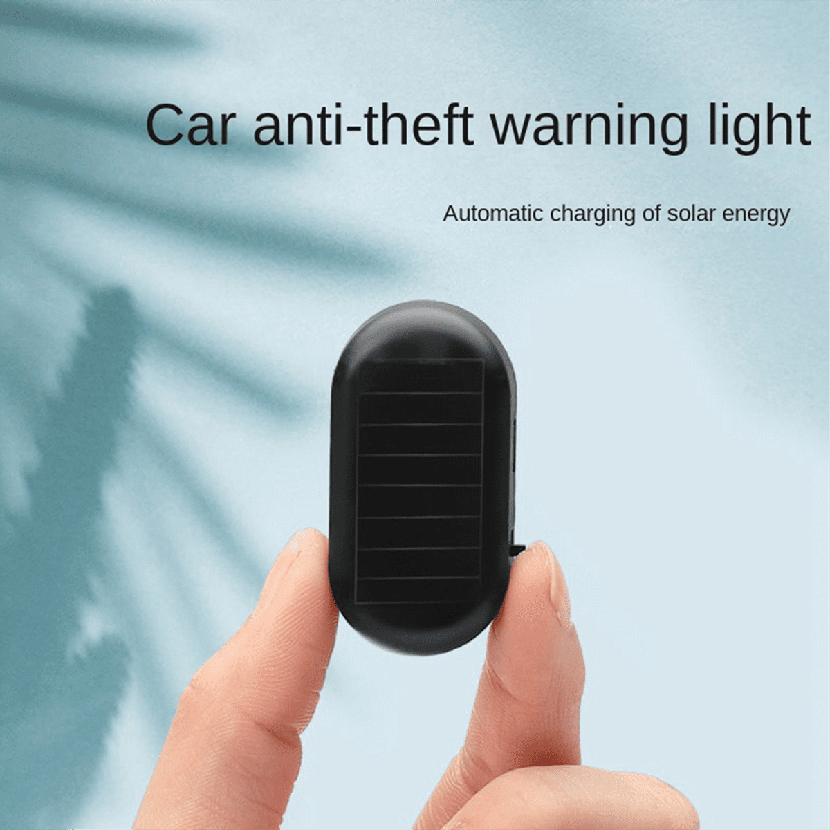 4 Pcs Car Solar Power Simulated Dummy Alarm Warning AntiTheft LED
