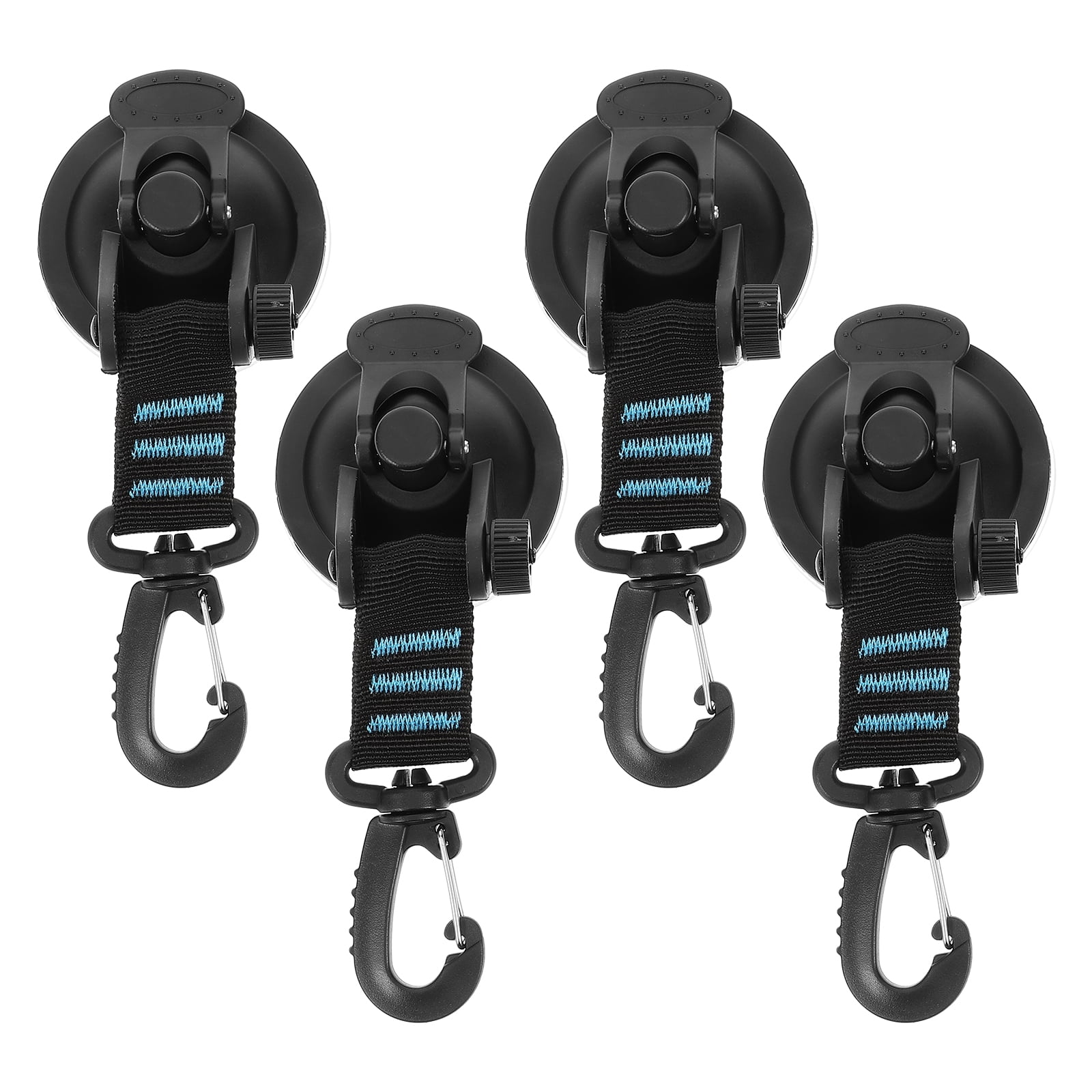 4pcs Suction Cup Anchor Securing Hook Tie Down Camping Tarp as Car Side