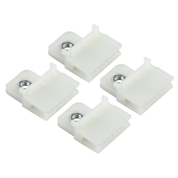 4 Pcs Car Window Door Glass Channel Retainer Clip 1.69"x1.38"x0.75" Glass Regulator Holder Sash Clip