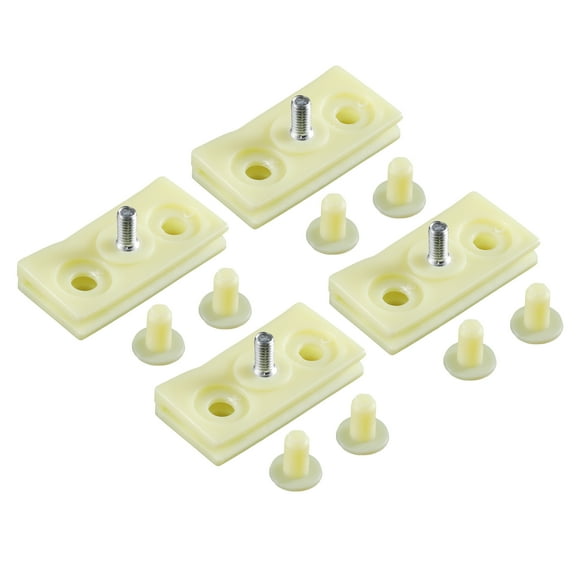 4 Pcs Car Window Door Glass Channel Retainer Clip 2.28"x1.10"x0.94" Glass Regulator Holder Sash Clip