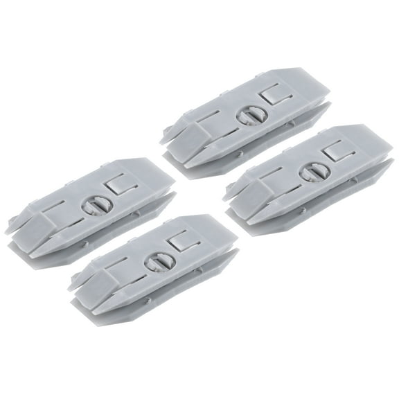 4 Pcs Car Window Door Glass Channel Retainer Clip 2.40"x2.28"x0.55" Glass Regulator Holder Sash Clip