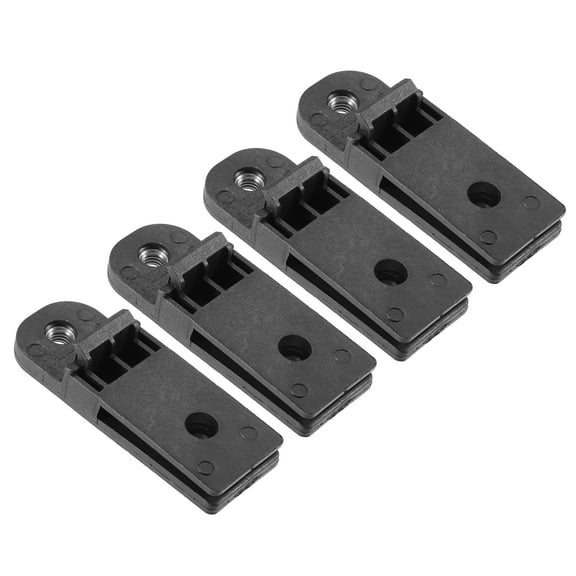 4 Pcs Car Window Door Glass Channel Retainer Clip 2.76"x0.98"x0.75" Glass Regulator Holder Sash Clip