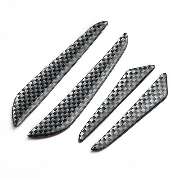 4 Pcs Carbon Fiber Car Door Side Edge Guard Protection Trim Sticker