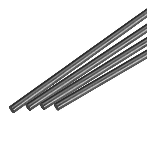 4 Pcs Carbon Fiber Rod 7mm x 200mm for RC Plane DIY Tool Wing Tube Quadcopter Arm
