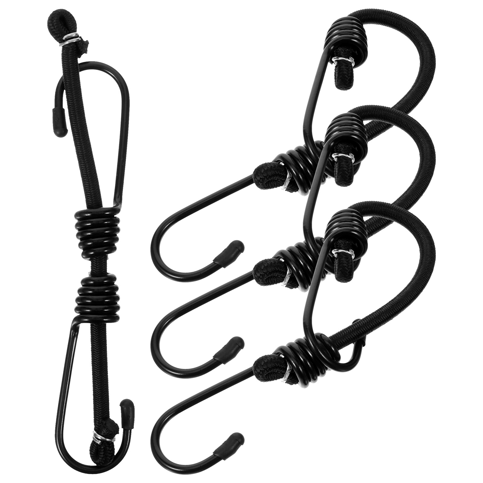 4 Pcs Cargo Strap Bicycle Bicycles Bike Luggage Straps Elastic Bungee