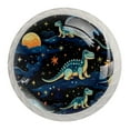 thumbnail image 1 of 4 Pcs Cartoon Dinosaur Knobs for Kitchen Cabinet Cupboard Dresser Bookcase Drawer Pulls Handles Round Home Decor, 1 of 8