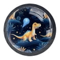 thumbnail image 1 of 4 Pcs Cartoon Dinosaur Knobs for Kitchen Cabinet Cupboard Dresser Bookcase Drawer Pulls Handles Round Home Decor, 1 of 8