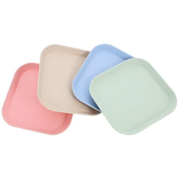 4 Pcs Cat Food Tray Feeding Bowl Pet Bowls Puppy Feeder