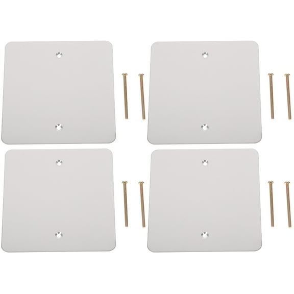 4 Pcs Ceiling Cover Access Panel Blank Outlet Wall Plate for Drywall Electrical Plates Decorative Covers
