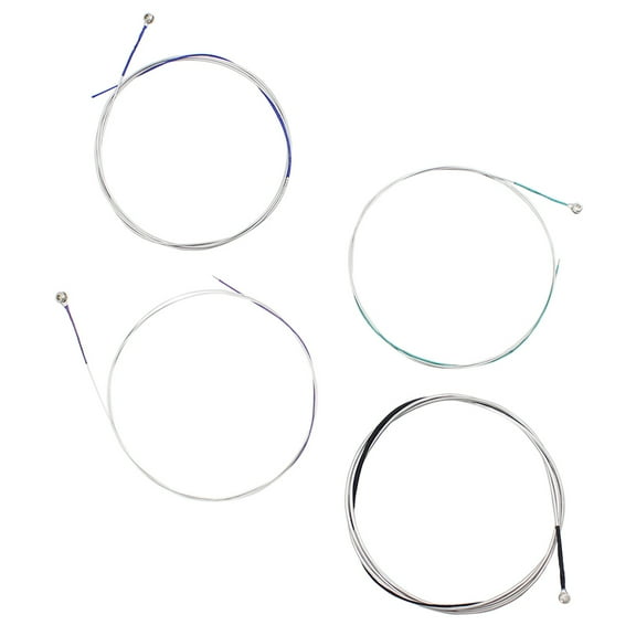 KALLORY Stainless Steel Cello Strings Set 4Pcs with Clear Resonant Sound for
