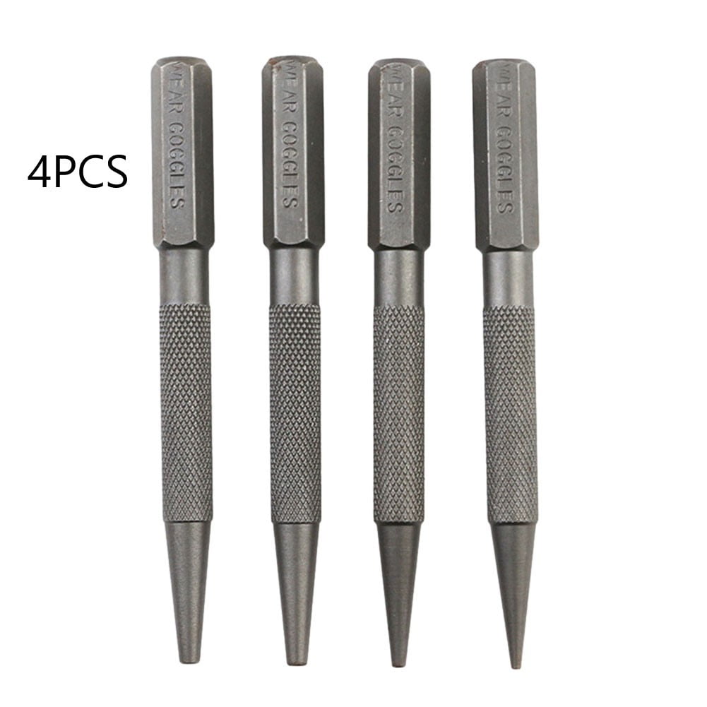 4 Pcs Center Punch Nail Punch Machinery Manufacturing and Maintenance