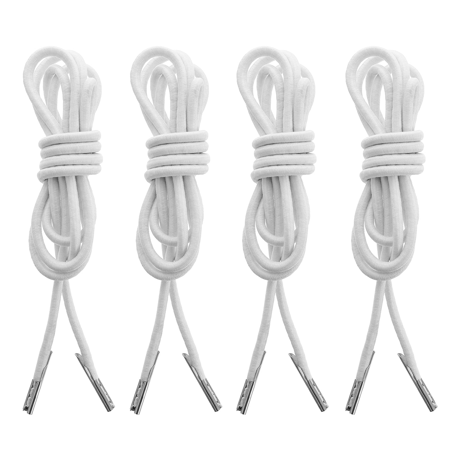 4 Pcs Chaise Rope Short Chair Cords Replacement Lounger Elastic White ...