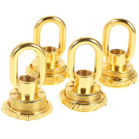 4 Pcs Chandelier Hanging Ring Eye Nut Fastener Ceiling Hooks for Light Loop Holder