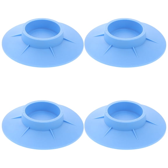 HEMOTON Blue Anti Vibration Pads for Washer with High Suction Base Rubber Material for Home Use Easy Installation 4pcs