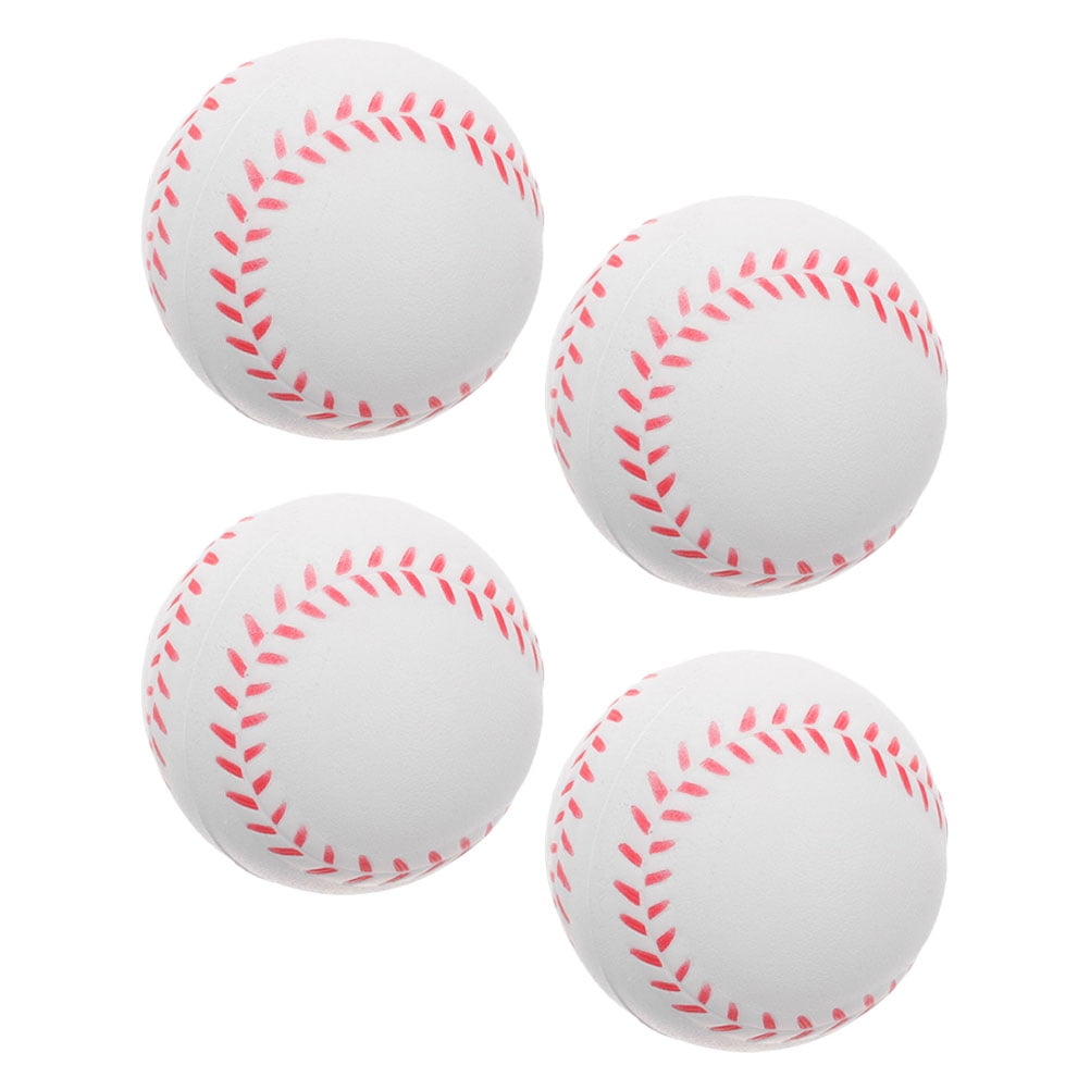 4 Pcs Children's Sponge Baseball Small Softballs Practice for Kids ...