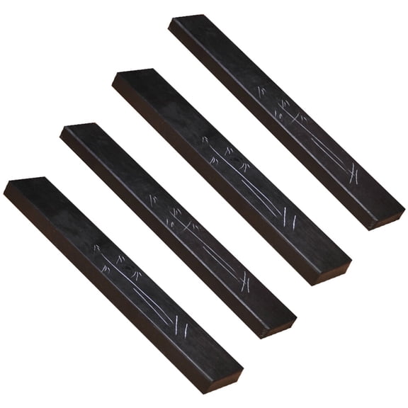 BESTOYARD 4Pcs Black Marble Stone Paperweight Lightweight Chinese Study Decoration