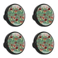 thumbnail image 1 of 4 Pcs Christmas Knobs for Kitchen Cabinet Cupboard Dresser Bookcase Drawer Pulls Handles Round Home Decor, 1 of 5